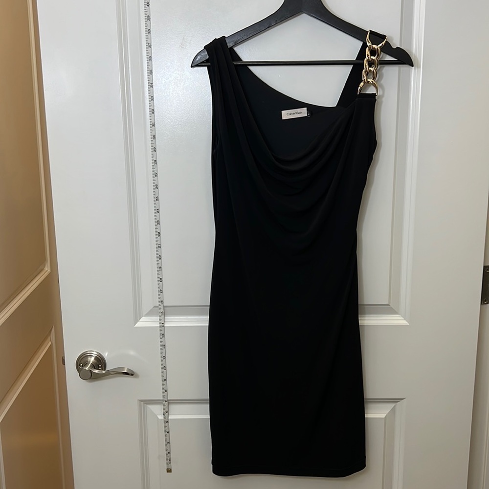 Calvin Klein Dress with Gold Chain Strap